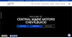 Desktop Screenshot of centralmainechevybuick.com